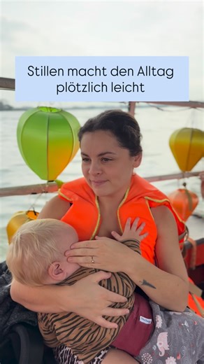 Nicole Monnet | Stillberatung | Babyschlaf | Mamabegleitung on Instagram: "Stillen ist weit mehr als Nahrungsaufnahme. Es ist ein biologisches Regulationssystem – immer verfügbar, überall einsetzbar. 🧠 Für dein Baby: – Stillen reguliert Stress, Herzfrequenz und Atmung – Muttermilch passt sich tages- und situationsabhängig an – Nähe aktiviert das kindliche Nervensystem für Sicherheit und Orientierung 🤍 Für dich als Mama: – Du musst nichts vorbereiten, einpacken oder planen – Du kannst jederzeit
