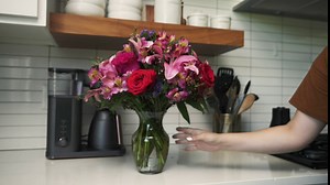 From You Flowers - Brilliant Sunflower & Rose Bouquet - Deluxe with Glass Vase | Fresh Flower Bouquets for Birthday, Anniversary, Get Well or Celebration