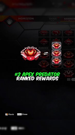 Apex Predator Ranked Rewards Overview