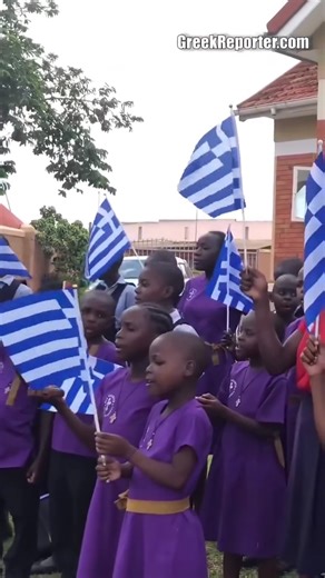 237K views · 14K reactions |  Young students in Uganda sing the Greek National Anthem commemorating Oxi Day in Africa! Full story: https://bit.ly/3U6iPkE | Greek Reporter | Facebook
