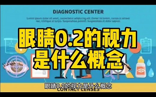 眼睛0.2的视力是什么概念