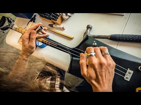 Lynyrd Skynyrd's "Ballad of Curtis Loew" on the 3 String Shovel Guitar!