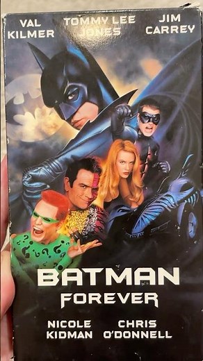 Batman forever VHS 1995 #movie #batman #film #shotrs #vhscollector #vhscassette #1995 #90s #dc