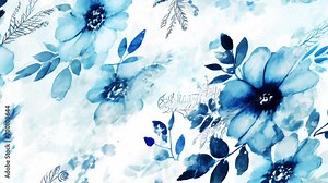 Stop motion animated floral texture background. Looping Animation in 4k. Quick changing.