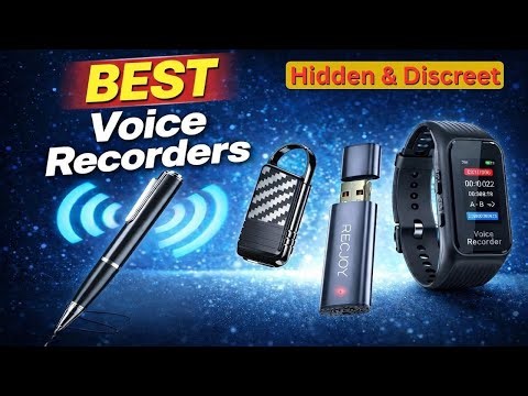 Best Hidden Voice Recorder Devices | Top 5 Secret & Discreet Audio Recorders
