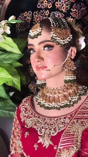 12K views · 291 reactions | Signature Barat Bride by AqsaDanish | Flourish Salon By Aqsa Danish | Facebook