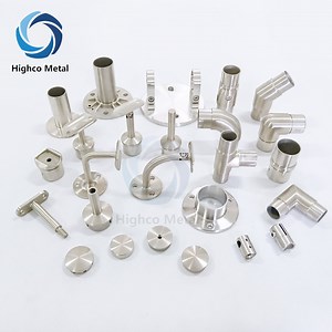 [Hot Item] Stainless Steel Handrail Fittings Stair Railing Fittings Balustrade Glass Railing