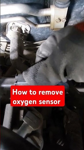 How to remove oxygen sensor with SST tools