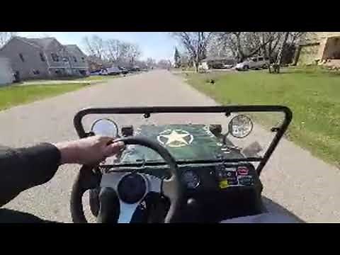 125cc Mini Jeep Street Cruise!