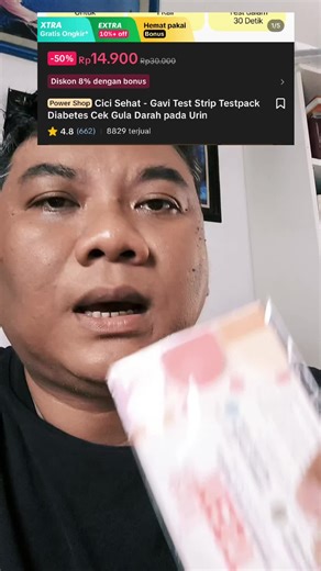 alat tes kadar gula dengan urin