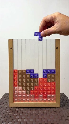 Oddly Satisfying Tetris Blocks ASMR | White Background Challenge