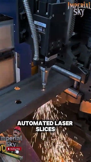 How Massive Rollers and Automated Lasers Instantly Shape Heavy Steel!