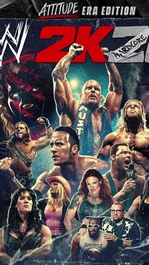 First edition announced WWE 2k26 attitude era edition scratch logo #attitudeera #wwe2k26
