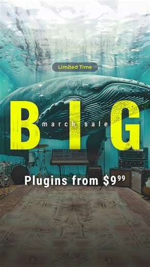 7.5K views · 20 reactions | The BIG March Sale!  Plugins from $9.99 Black Friday-sized savings, without the wait 朗 + Free plugin Bonus: Spend $50 get 1 free plugin Spend $60 get 2 free plugins Spend $90 get 3 free plugins Shop now: https://link.waves.com/k3r | Waves Audio | Facebook