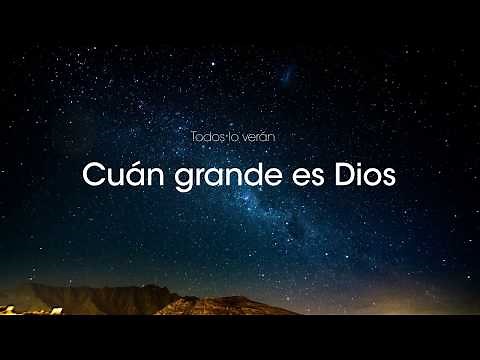 Cuan Grande es Dios - Sarah Franco (Video Lyrics)
