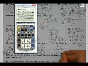 Honors Algebra 2 Unit 4 Review