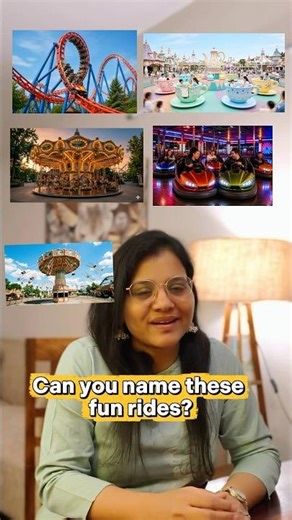 8 Fun Ride Names in English You Should Know #english #LearnEnglish #educational #viral #rides