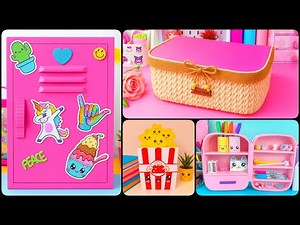 6 Desktop Organizer from Cardboard & Shoe Box - Back to School - Waste Paper Recycle