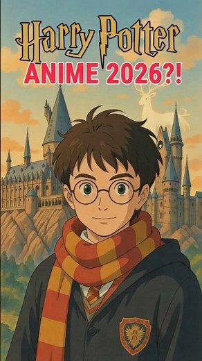 Harry Potter Anime?! ⚡ #harrypotter #wizardingworld #anime #books #movie