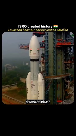 ISRO Created history Launched heaviest communication satellite #india #isro