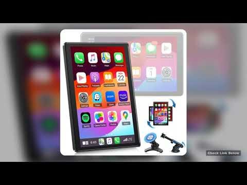 8 inch Wireless Carplay Screen for Car,Android Auto Portable Car Radio,Horizontal and Vertical Scree