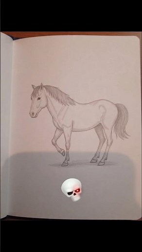 draw a original mustang (watch till end)#shorts #mustang