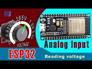 Using Analog input of ESP32 read Potentiometer DC voltage - RJT214
