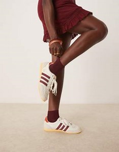 adidas Originals Japan trainers in white and burgundy | ASOS