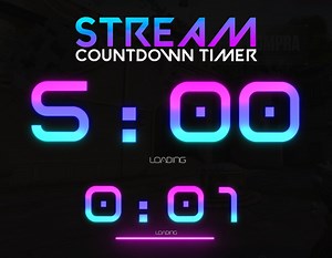 STREAM Countdown Timer for Twitch and Kick - Overlay Webm Format Animated - Etsy