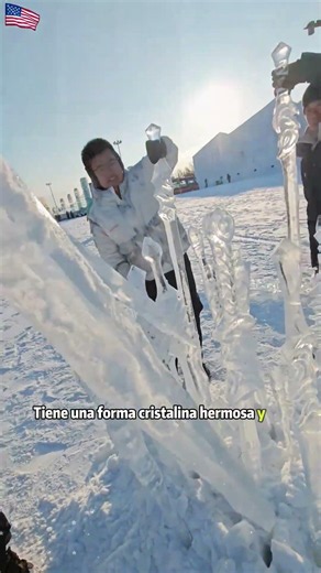 Is this kind of ice fun? There are just so many different types of ice in winter.#ice #snow #winter