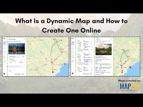 What Is a Dynamic Map & How to Create One Online #mapog #viral #interactivemaps #dynamic #map #tech