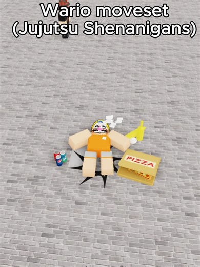 Wario Moveset JJS #roblox #anime #jujutsushenanigans #jjs #wario #moveset