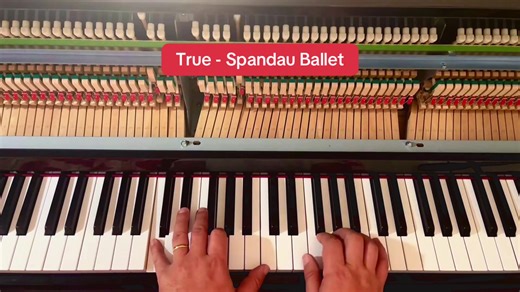 My piano cover of ‘True’ by Spandau Ballet, a song from 1983 written by Gary Kemp - and such a great song to play on piano, and yes - the sax solo is in there too! An iconic classic 80’s track! Sheet music arrangement available on Musicnotes! #pianocover #pianotutorial #true #spandauballet #80sclassics