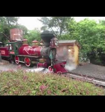 Walt Disney World Railroad. It's a cool ride #disney #railroad