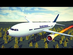 Real Airplane Disasters and Crashes #19 | Besiege