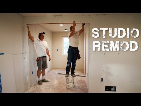 Studio Remod pt. 2 - Drywall and Painting