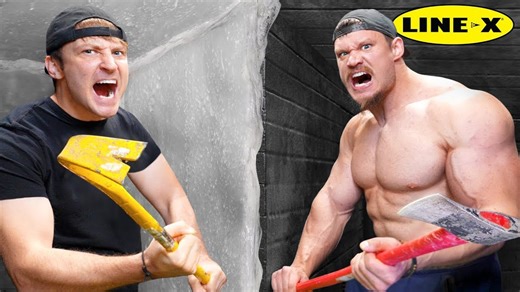 Line-X vs 100 layers of glue: Epic showdown!