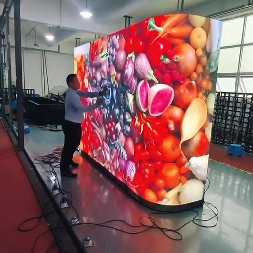 Exploring Vibrant LED Screen Interactions