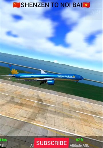 ✈️​Vietnam Airlines 777:Shenzhen to Hanoi (NOI BAI) #shorts #aviation #msfs #gaming #flightsim