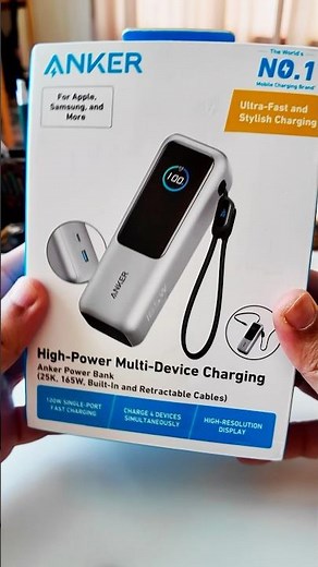 165W Power in My Pocket ⚡ Anker Beast Unboxed! Charges EVERYTHING 😳