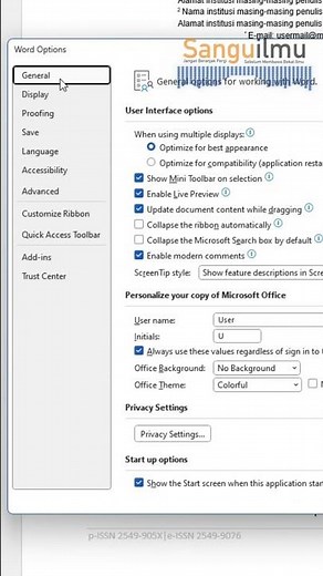 Cara Mengganti Nama Komentar di MS Word #microsoftword #msword