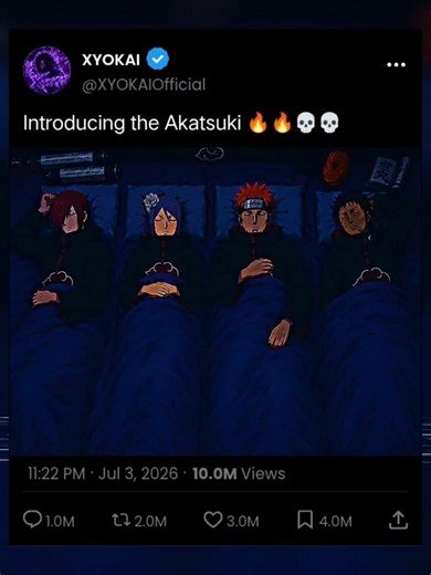 Introducing the Akatsuki 🔥🔥💀💀
