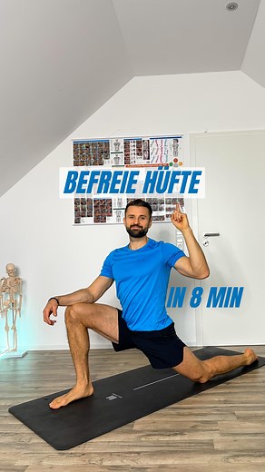 Dmitrij Kreis on Instagram: "Befreie deine Hüfte in 8 Minuten 🔥 Mit nur 2 Übungen kannst du nicht nur deine Hüftbeweglichkeit verbessern, sondern auch den unteren Rücken entlasten 🙌🏻😉 ✅ Mache diese Übungen 2 Runden, jede Übung 1 Minute lang Speichere sie unbedingt 🆎 noch mehr wertvolle Übungen & Tipps findest du in meinem Feed 🤩🔥 @dimakreis #dkhealth #hüfte #mobility #hipmobility #hip #rückenschmerzen #yoga"