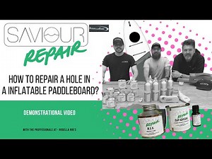 How to repair a ISUP | Stand up inflatable Paddleboard | PVC | Seam repair | SAVIOUR at Rodella Ribs