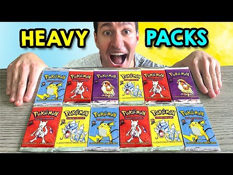Opening ALL HEAVY Vintage Pokémon Packs