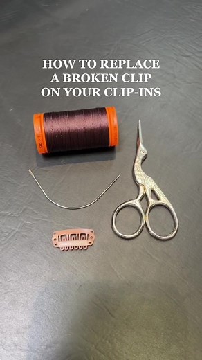 How to Replace a Broken Clip on Hair Extensions