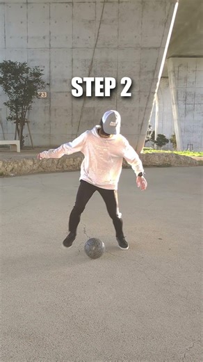 Learn stepover combo skill #footballskills #soccerskills