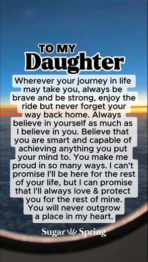 If you love your daughter, this will hit home 😭❤️ | Sugar Spring