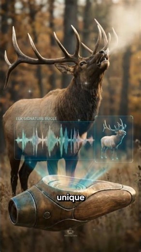 This Elk Sounds Like a Wild Trumpet! #wildlife #shorts #elk