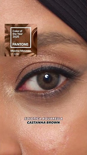 Natural Enhancing Brown Color Contact Lenses - Aquarella Castanha Brown Review